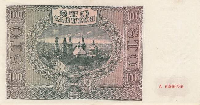 100 Zloty Polen p103 A 1941